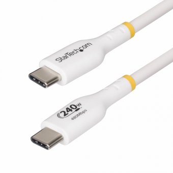 StarTech.com Câble de Charge USB-C de 4m, Cordon USB-C, USB-IF, 240W PD - Câble USB - USB-C (M) pour USB-C (M) - USB 2.0 - 48 V - 5 A - 4 m - sans halogène, passif, gamme de puissance étendue (EPR), Alimentation USB (240 W), support pour Power Delivery 3, 