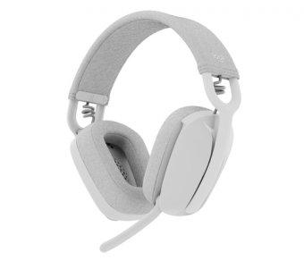 Logitech Zone Vibe 100 - Micro-casque - circum-aural - Bluetooth - sans fil - blanc cassé 