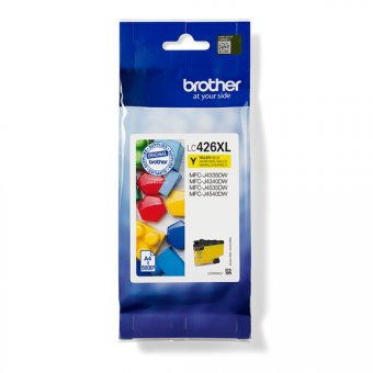 Brother LC426XLY - À rendement élevé - jaune - original - cartouche d'encre - pour Brother MFC-J4335, MFC-J4340, MFC-J4540 