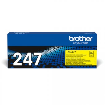 Brother TN247Y - Jaune - original - cartouche de toner - pour Brother DCP-L3510CDW, DCP-L3517CDW, DCP-L3550DW, MFC-L3730CDN 