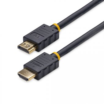 StarTech.com Câble HDMI haute vitesse actif Ultra HD 4k x 2k de 5m - Cordon HDMI vers HDMI avec amplificateur de signal - M/M - Noir - Câble HDMI - HDMI mâle pour HDMI mâle - 5 m - double blindage - noir 