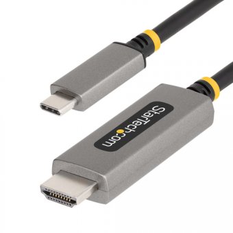 StarTech.com Câble Adaptateur USB-C vers HDMI de 1m, 8K60Hz/4K144Hz/HDR10 - Câble adaptateur - USB-C mâle pour HDMI mâle - 1 m - gris sidéral - support pour 8K60Hz, support pour 4K144Hz 