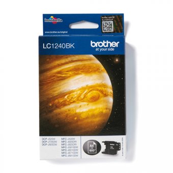 Brother LC1240BK - Noir - original - cartouche d'encre - pour Brother DCP-J525W, DCP-J725DW, DCP-J925DW 