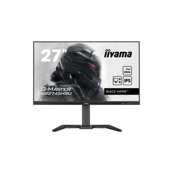 Ecran IIYAMA 27'' 1ms G-Master BlackHawk IPS 16:9 1920x1080 300cd/m² 100hz HPs HDMI DisplayPort 2xUSB HUB 15cm pied régl en hauteur Black Tuner 