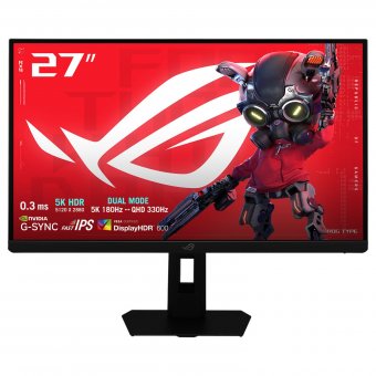 ASUS 27" LED - ROG Strix XG27JCG Ecran PC 5K - 5120 x 2880 - 0.3 ms (gris à gris) - 16/9 - Fast IPS - 180 Hz - DisplayHDR 600 - FreeSync Premium Pro / G-SYNC Compatible - DisplayPort/HDMI/USB-C 