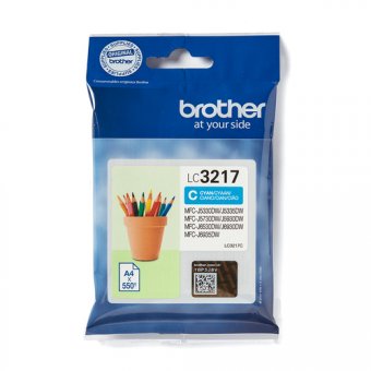 Brother LC3217C - Cyan - original - cartouche d'encre - pour Brother MFC-J5335DW, MFC-J5730DW, MFC-J5930DW, MFC-J6935DW 