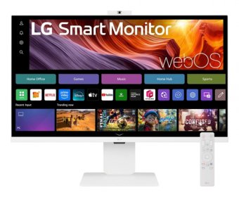 LG 32U850SA-W - Écran LCD - Intelligent - 32" (31.5" visualisable) - 3840 x 2160 4K @ 60 Hz - IPS - 400 cd/m² - 1000:1 - HDR10 - 5 ms - 2xHDMI, 3xUSB-C - haut-parleurs - blanc 