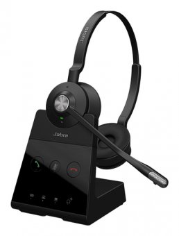 Jabra Engage 65 SE Stereo - Micro-casque - sur-oreille - DECT - sans fil - certifié Zoom, Certifié Google Meet, Certifié Amazon Chime, certifié pour Microsoft Teams Open Office, Works With Chromebook Certified, certifié UC 