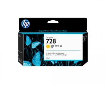 HP Ink Cartridge/728 DJ Yellow 