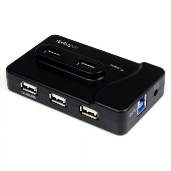 StarTech.com Hub combiné USB 3.0/2.0 6 ports avec port de charge - Concentrateur (hub) - 2 x SuperSpeed USB 3.0 + 4 x USB 2.0 - de bureau - pour P/N: MSDREADU3CA, SDMSDRWU3AC, USB312SAT3CB, USB315CB2M, USBLTM1MBK, USBLTM1MWH 