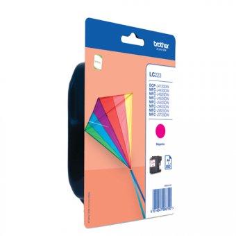 Brother LC223MBP - Magenta - original - blister - cartouche d'encre - pour Brother DCP-J4120DW, DCP-J562DW, MFC-J4420DW, MFC-J4625DW, MFC-J5320DW, MFC-J5625DW 