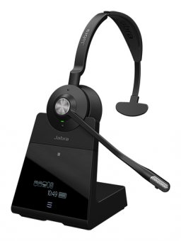 Jabra Engage 75 SE Mono - Micro-casque - sur-oreille - DECT / Bluetooth - sans fil - NFC* - certifié Zoom, Certifié Google Meet, Certifié Amazon Chime, certifié pour Microsoft Teams Open Office, Works With Chromebook Certified, certifié UC 