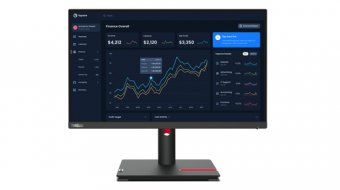 Écran LED - 21.5" - 1920 x 1080 Full HD (1080p) @ 60 Hz - IPS - 250 cd/m² - 1000:1 - 4 ms - HDMI, VGA, DisplayPort - noir corbeau - pour ThinkCentre neo 70t 11YU, ThinkPad P15 Gen 2 20YQ 