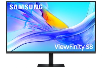 Samsung ViewFinity S8 S37D800UAU - S80UD Series - écran LED - USB - 37" - 3840 x 2160 UHD @ 60 Hz - VA - 350 cd/m² - 3000:1 - HDR10 - 5 ms - HDMI, DisplayPort, USB-C - noir 
