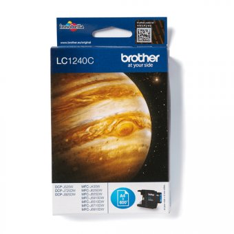 Brother LC1240C - Cyan - original - cartouche d'encre - pour Brother DCP-J525W, DCP-J725DW, DCP-J925DW 