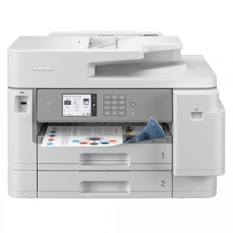 Brother MFC-J5955DW - Imprimante multifonctions - couleur - jet d'encre - A3/Ledger (support) - jusqu'à 25 ppm (copie) - jusqu'à 30 ppm (impression) - 600 feuilles - 33.6 Kbits/s - USB 2.0, LAN, Wi-Fi(n), NFC, hôte USB 2.0 