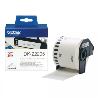 Brother DK-22205 - papier thermique - Rouleau (6,2 cm x 30,5 m) 