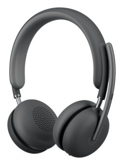 Logitech 2 - Micro-casque - sur-oreille - Bluetooth - sans fil - Suppresseur de bruit actif - graphite - Certifié pour Microsoft Teams 