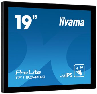 iiyama ProLite TF1934MC-B7X - Écran LED - 19" - cadre ouvert - écran tactile - 1280 x 1024 - IPS - 350 cd/m² - 1000:1 - 14 ms - HDMI, VGA, DisplayPort - noir 