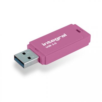 Integral Neon - Clé USB - 32 Go - USB 3.0 - rose 