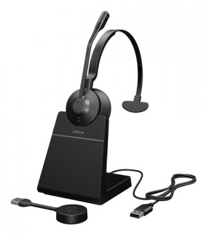 Jabra Engage 55 SE Mono - Micro-casque - sur-oreille - DECT - sans fil - USB-A via adaptateur DECT - certifié UC 