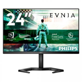 Philips Momentum 3000 24M1N3200VS - Écran LED - 24" (23.8" visualisable) - 1920 x 1080 Full HD (1080p) @ 165 Hz - VA - 350 cd/m² - 3500:1 - 1 ms - 2xHDMI, DisplayPort - haut-parleurs - noir texturé 