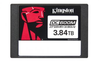 Kingston DC600M - SSD - Mixed Use - 3.84 To - interne - 2.5" - SATA 6Gb/s 