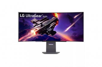 LG UltraGear 45GS95QE-B - Moniteur OLED - jeux - incurvé - 45" (44.5" visualisable) - 3440 x 1440 UWQHD @ 240 Hz - 275 cd/m² - 1500000:1 - DisplayHDR 400 True Black - 0.03 ms - 2xHDMI, DisplayPort 