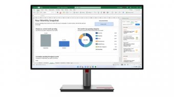 Lenovo ThinkVision P27h-30 - Écran LED - 27" - 2560 x 1440 QHD @ 60 Hz - IPS - 350 cd/m² - 1000:1 - 4 ms - HDMI, DisplayPort, USB-C - noir corbeau 