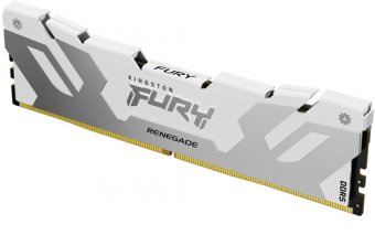 Kingston FURY Renegade - DDR5 - module - 16 Go - DIMM 288 broches - 7600 MT/s / PC5-60800 - CL38 - 1.45 V - mémoire sans tampon - on-die ECC - blanc et argent 
