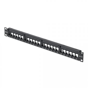 StarTech.com - Tableau de connexions - montable sur mur, montable sur rack - CAT 5e/6 - UTP - noir - 1U - 19" - 24 ports 