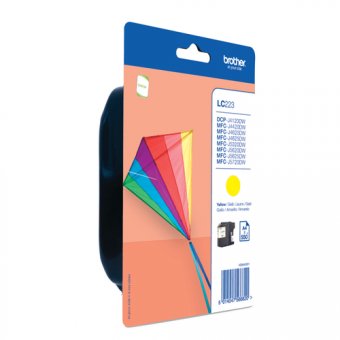 Brother LC223YBP - Jaune - original - blister - cartouche d'encre - pour Brother DCP-J4120DW, DCP-J562DW, MFC-J4420DW, MFC-J4625DW, MFC-J5320DW, MFC-J5625DW 