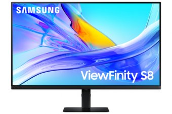 Samsung ViewFinity S8 S32D800UAU - S80UD Series - écran LED - USB - 32" - 3840 x 2160 UHD @ 60 Hz - VA - 350 cd/m² - 3000:1 - HDR10 - 5 ms - HDMI, DisplayPort, USB-C - noir 