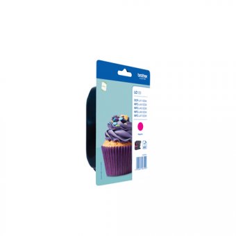 Brother LC123M - À rendement élevé - magenta - original - blister - cartouche d'encre - pour Brother DCP-J100, DCP-J105, DCP-J132W, DCP-J4110DW, DCP-J552DW, DCP-J752DW 