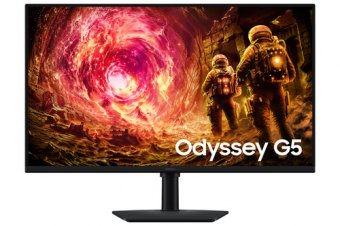 Samsung Odyssey G5 S32FG506EU - G50F Series - écran LED - jeux - 32" - 2560 x 1440 QHD @ 180 Hz - Fast IPS - 300 cd/m² - 1000:1 - HDR10 - 1 ms - HDMI, DisplayPort - noir 