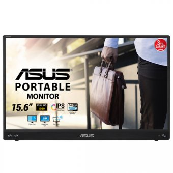 ASUS ZenScreen MB16ACV - Écran LED - 15.6" - portable - 1920 x 1080 Full HD (1080p) @ 60 Hz - IPS - 250 cd/m² - 800:1 - 5 ms - USB-C 