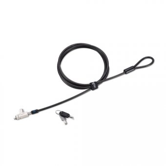 Kensington N17 Verrou pour ordinateur portable à clé pour fentes en forme de coin - Câble de sécurité - 1.83 m 