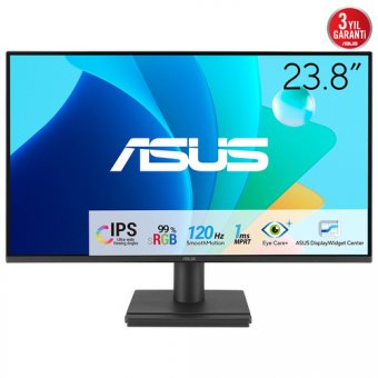 ASUS VA249HG - Écran LED - jeux - 24" - 1920 x 1080 Full HD (1080p) @ 120 Hz - IPS - 300 cd/m² - 1500:1 - 1 ms - HDMI, VGA - noir 