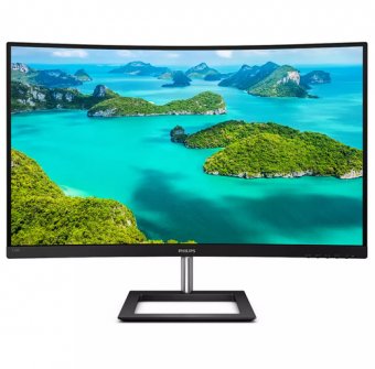 Philips E-line 328E1CA - Écran LED - incurvé - 32" (31.5" visualisable) - 3840 x 2160 4K @ 60 Hz - VA - 250 cd/m² - 2500:1 - 4 ms - 2xHDMI, DisplayPort - haut-parleurs - noir texturé 