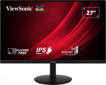 ViewSonic VG2709-2K-MHD-2 - Écran LED - 27" - 2560 x 1440 QHD @ 100 Hz - IPS - 350 cd/m² - 1000:1 - HDR10 - 4 ms - 2xHDMI, DisplayPort - haut-parleurs 