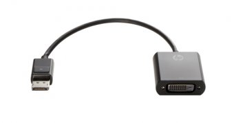 HP DisplayPort to DVI-D Adapter 