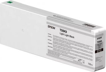 Epson T55K9 - 700 ml - noir clair - original - cartouche d'encre - pour SureColor SC-P6000, SC-P7000, SC-P7000V, SC-P8000, SC-P9000, SC-P9000V 