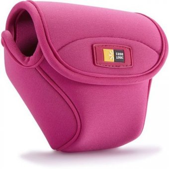 Fitted mini-holster for camera pink 