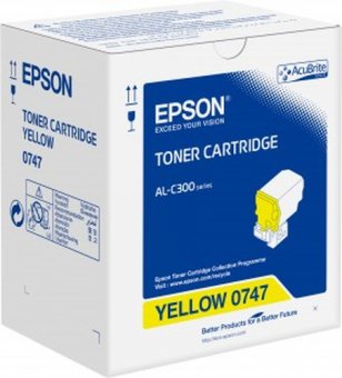 Epson - Jaune - original - cartouche de toner - pour Epson AL-C300, AcuLaser C3000, WorkForce AL-C300 