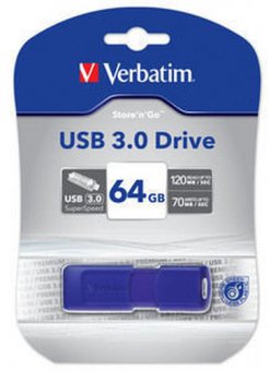 Verbatim Store 'n' Go - Clé USB - 64 Go - USB 3.0 