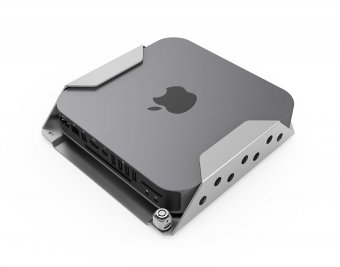 Compulocks Support de sécurité Mac Mini argentée - Kit de sécurité - montable sur mur, montable sous bureau - pour Apple Mac mini (Début 2020, Early 2023, Fin 2012, Fin 2014, Fin 2018, Fin 2020, Mi-2020) 