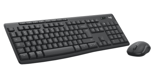 Logitech MK370 Combo for Business - Ensemble clavier et souris - sans fil - Bluetooth LE - QWERTY - International US - graphite