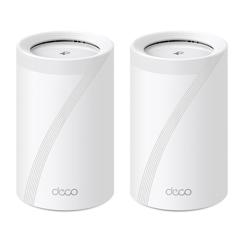TP-Link Deco BE65 V1 - Système Wi-Fi - (2 routeurs) - maillage 1GbE, 2.5GbE, Wi-Fi 7 - Wi-Fi 6 - Multi-Bande