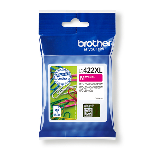 Brother LC422XLM - Magenta - original - cartouche d'encre - pour Brother MFC-J5340DW, MFC-J5345DW, MFC-J5740DW, MFC-J6540DW, MFC-J6940DW 