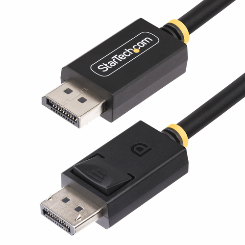StarTech.com Câble DisplayPort 2.1, 1m, Câble DP40 Certifié VESA, 8K 60Hz - Câble DisplayPort - DisplayPort (M) verrouillé pour DisplayPort (M) verrouillé - DisplayPort 2.1 - 1 m - passif, support pour 8K60Hz, support pour 4K144Hz, support 1440 p 240 Hz, 
